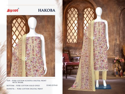 Hakoba 2174 By Bipson Cotton Dress Material Catalog